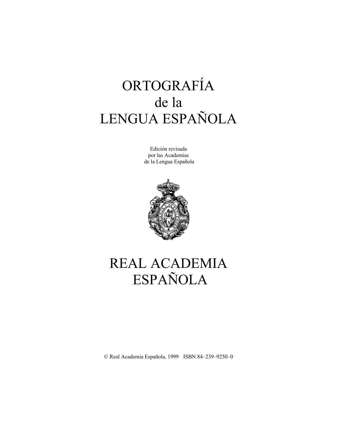 Manual de Ortografia